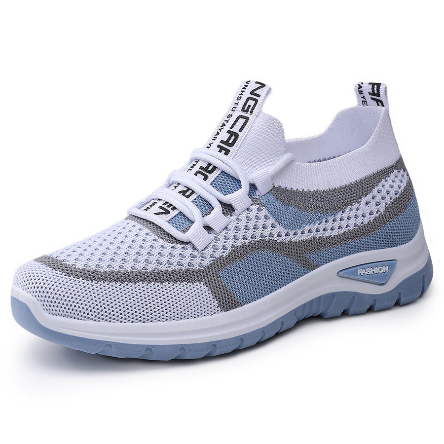 Zapatos correctores casuales en colores combinados — con soporte para el arco que permite caminar con comodidad.