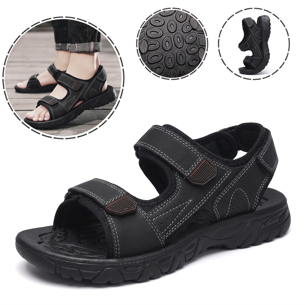 Sandalias ortopédicas ergonómicas — Con soporte para el arco que ayuda a aliviar el dolor de pies, estabilizar el talón y reducir la inestabilidad al caminar