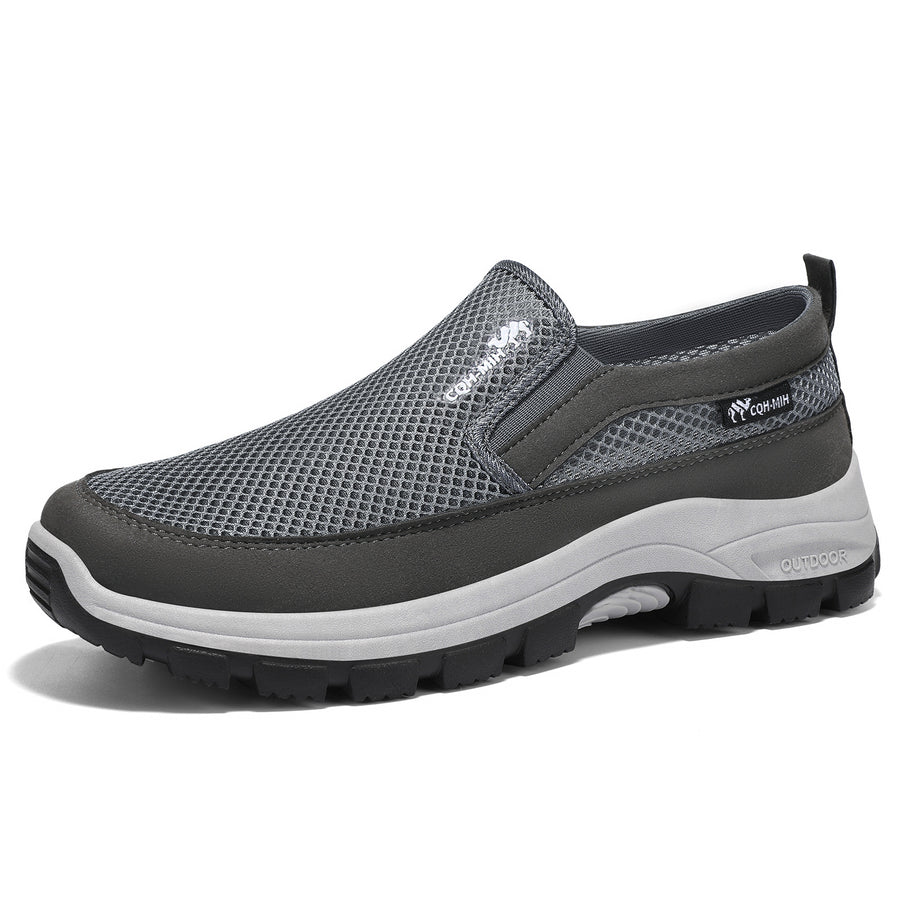 Zapatillas deportivas ortopédicas de malla: con soporte para el arco del pie, que alivia el dolor; amortiguación suave.