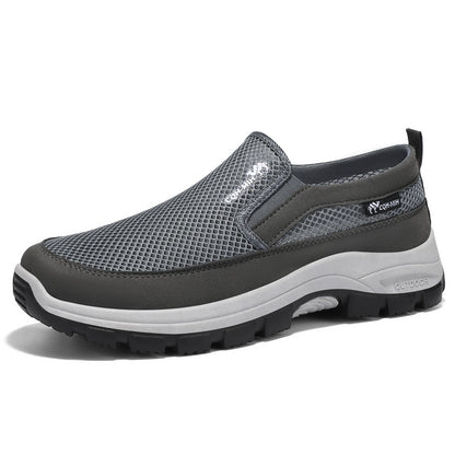 Zapatillas deportivas ortopédicas de malla: con soporte para el arco del pie, que alivia el dolor; amortiguación suave.