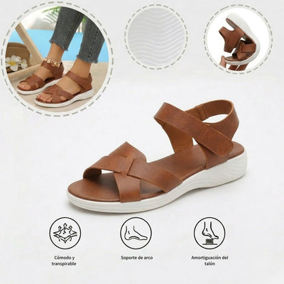 Sandalias ortopédicas ergonómicas — Con soporte para el arco que ayuda a aliviar el dolor de pies, estabilizar el talón y reducir la inestabilidad al caminar