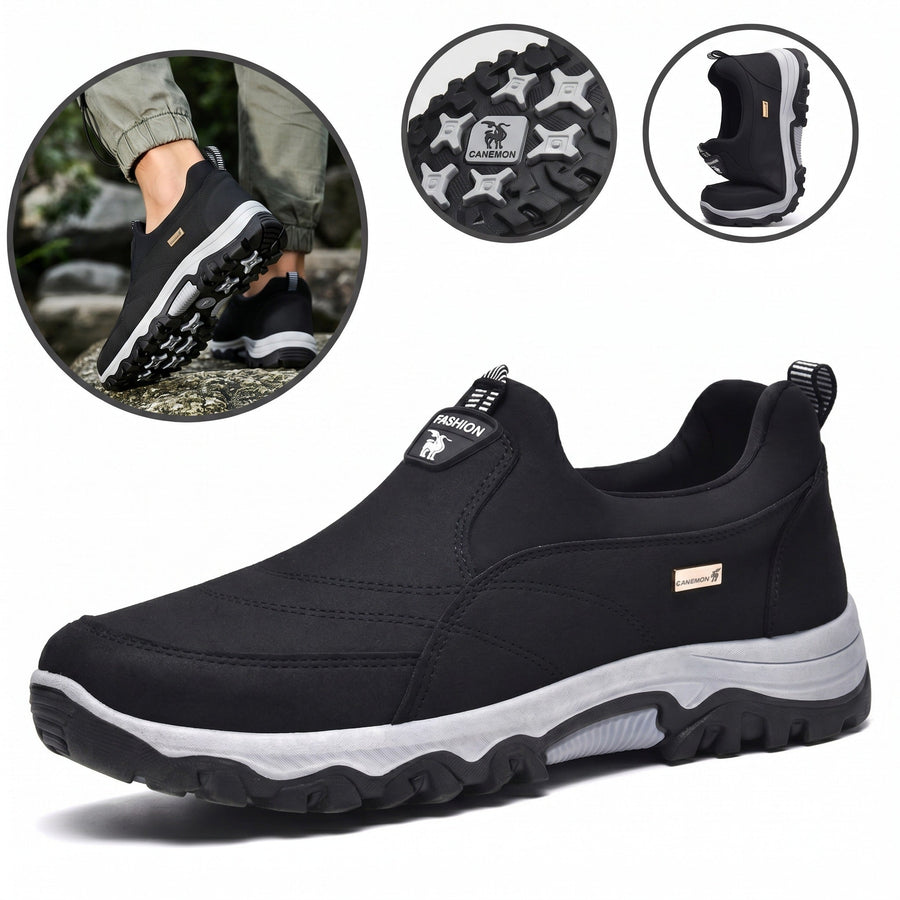 Zapatos ortopédicos de ante cómodos: suaves y cómodos, con una sujeción excelente. Alivian el dolor de pies.