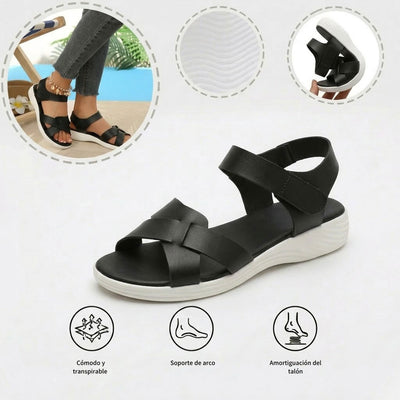 Sandalias ortopédicas ergonómicas — Con soporte para el arco que ayuda a aliviar el dolor de pies, estabilizar el talón y reducir la inestabilidad al caminar