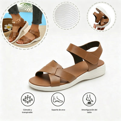 Sandalias ortopédicas ergonómicas — Con soporte para el arco que ayuda a aliviar el dolor de pies, estabilizar el talón y reducir la inestabilidad al caminar