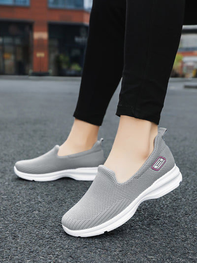 Zapatillas deportivas ortopédicas de malla: con soporte para el arco del pie, que alivia el dolor; amortiguación suave.