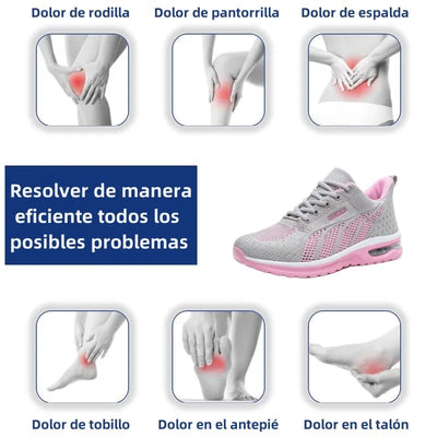 Zapatillas ortopédicas de malla para deporte