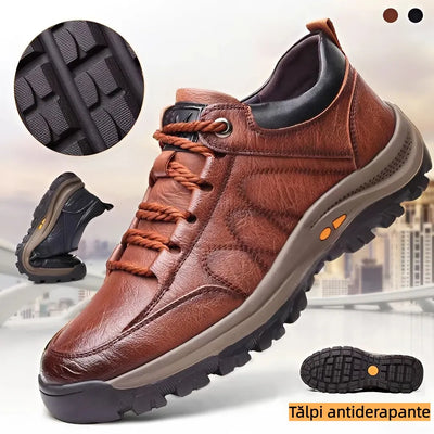 Zapatos ortopédicos cómodos para ir al trabajo – Piel de vaca suave con soporte para el arco, para caminar sin esfuerzo