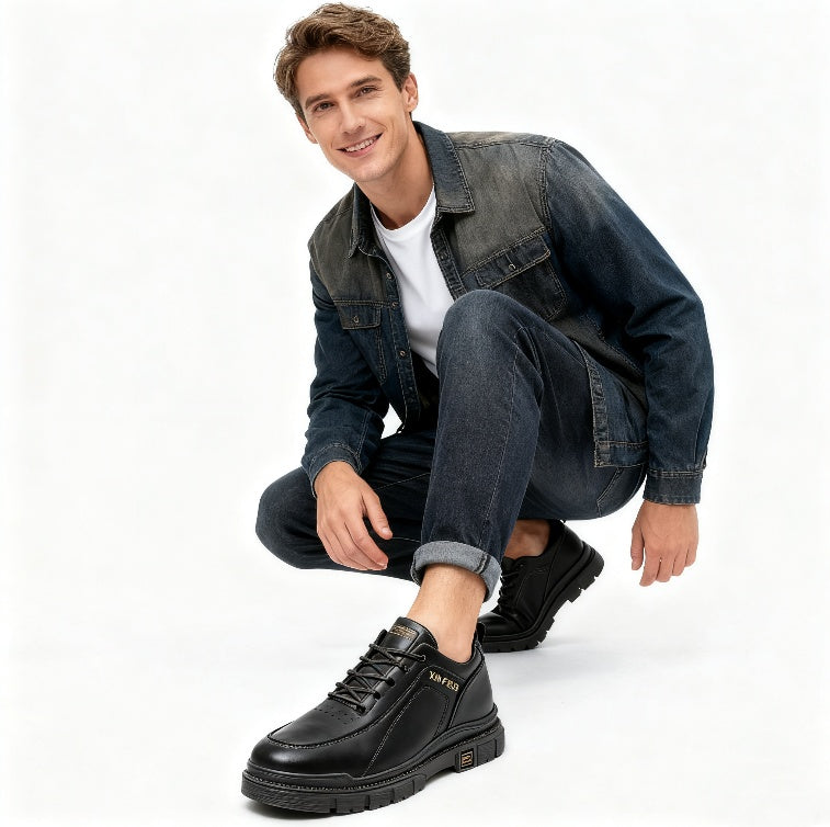 🔥Oferta por tempo limitado hoje: 70 % popust!  ⏰ - Sapatos ortopédicos com design ergonómico - Couro premium + costura manual 👞