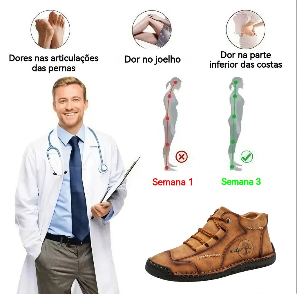 🔥Oferta por tempo limitado de hoje: 30% de desconto⏰ - Calçado ortopédico ZAPIEERS® | Conforto para caminhar o dia todo