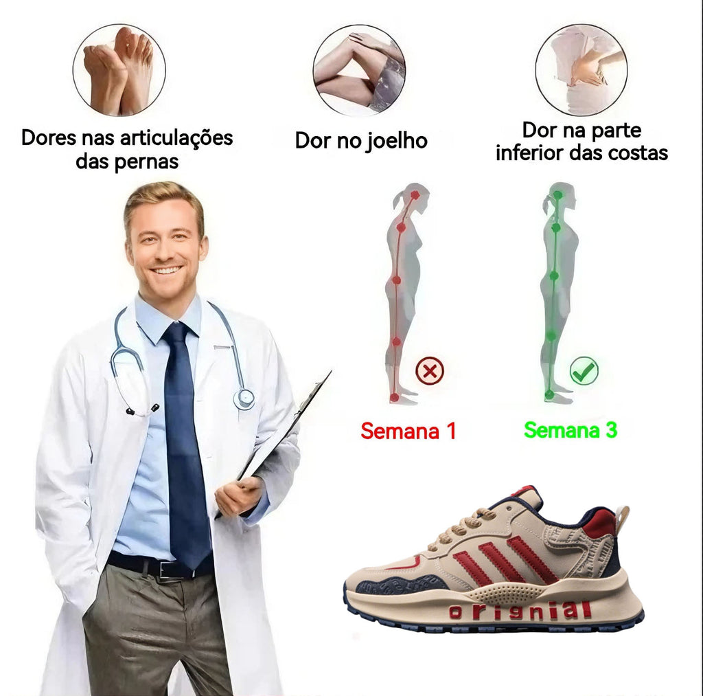 🔥Oferta por tempo limitado de hoje: 30% de desconto⏰ - Calçado ortopédico ZAPIEERS® | Conforto para caminhar o dia todo