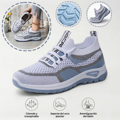 Zapatos correctores casuales en colores combinados