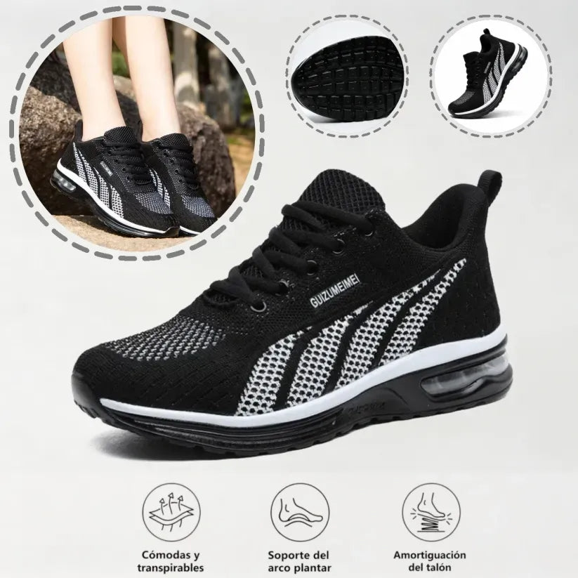 Zapatillas ortopédicas de malla para deporte