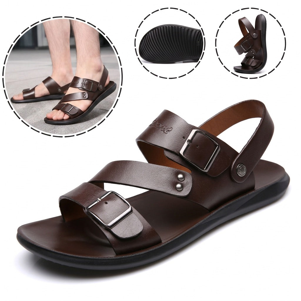 Sandalias ortopédicas ergonómicas — Con soporte para el arco que ayuda a aliviar el dolor de pies, estabilizar el talón y reducir la inestabilidad al caminar