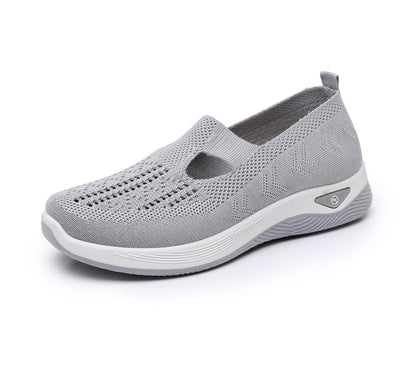 Zapatillas deportivas ortopédicas de malla: con soporte para el arco, alivian el dolor; amortiguación suave.
