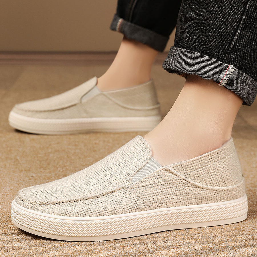 Zapatos ortopédicos de malla: tejidos a mano, con soporte para el arco del pie, que alivian el dolor.