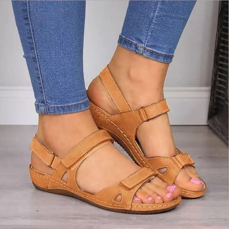Sandalias ortopédicas ergonómicas — Con soporte para el arco que ayuda a aliviar el dolor de pies, estabilizar el talón y reducir la inestabilidad al caminar