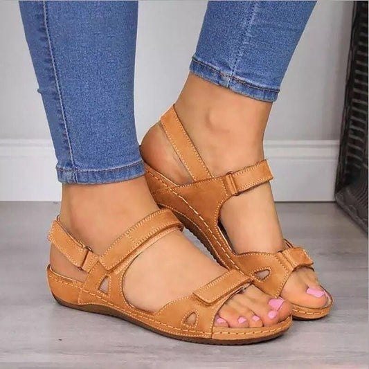 Sandalias ortopédicas ergonómicas — Con soporte para el arco que ayuda a aliviar el dolor de pies, estabilizar el talón y reducir la inestabilidad al caminar
