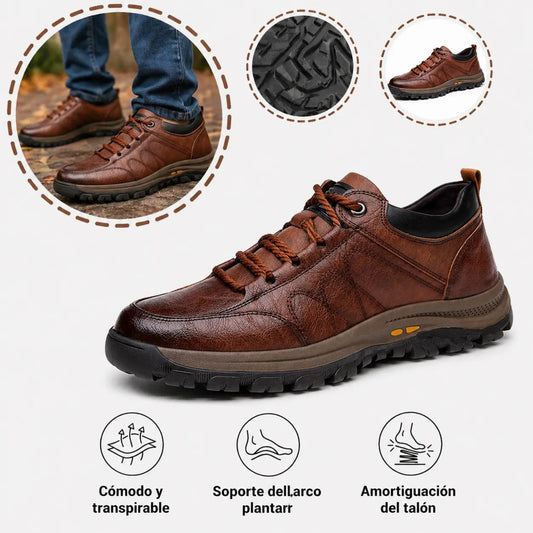 Zapatos de cuero para negocios ortopédicos