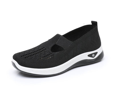 Zapatillas deportivas ortopédicas de malla: con soporte para el arco, alivian el dolor; amortiguación suave.