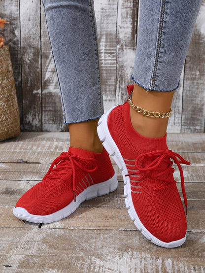 Zapatillas deportivas ortopédicas de malla: con soporte para el arco del pie, que alivia el dolor; amortiguación suave.