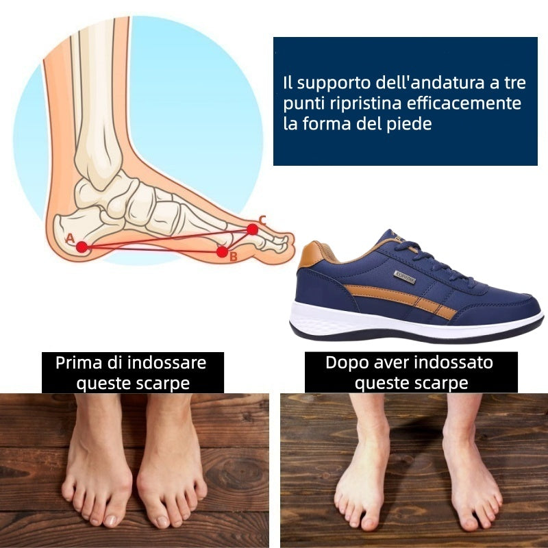 Linokyr® – Scarpe ortopediche mediche dal design ergonomico che alleviano il dolore alla schiena, alle articolazioni e alle gambe.
