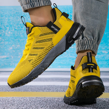 Zapatillas deportivas ortopédicas de malla — con soporte para el arco plantar y amortiguación que cuida las rodillas