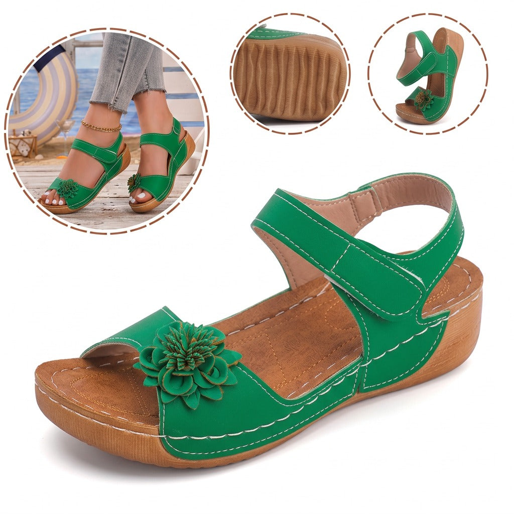 Sandalias ortopédicas ergonómicas — Con soporte para el arco que ayuda a aliviar el dolor de pies, estabilizar el talón y reducir la inestabilidad al caminar
