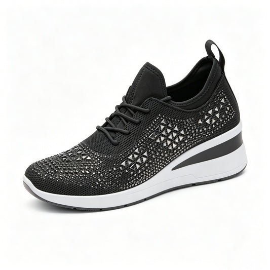 Zapatillas casuales versá tiles con strass