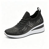 Zapatillas casuales versá tiles con strass