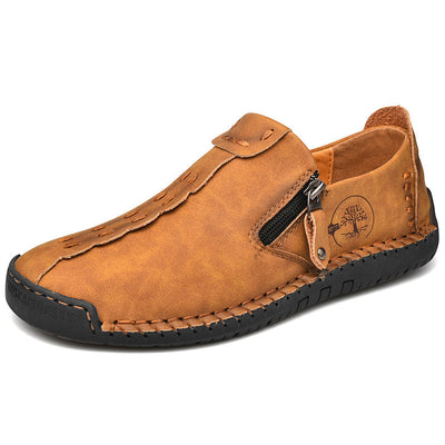 Zapatos ergonómicos con plantilla ortopédica de piel: piel de vacuno italiana de primera calidad, soporte para el arco y alivio del dolor de pies