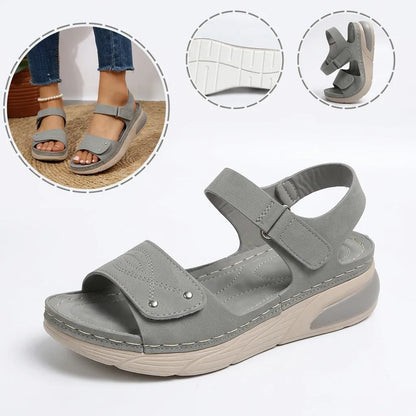 Sandalias ortopédicas ergonómicas — Con soporte para el arco que ayuda a aliviar el dolor de pies, estabilizar el talón y reducir la inestabilidad al caminar