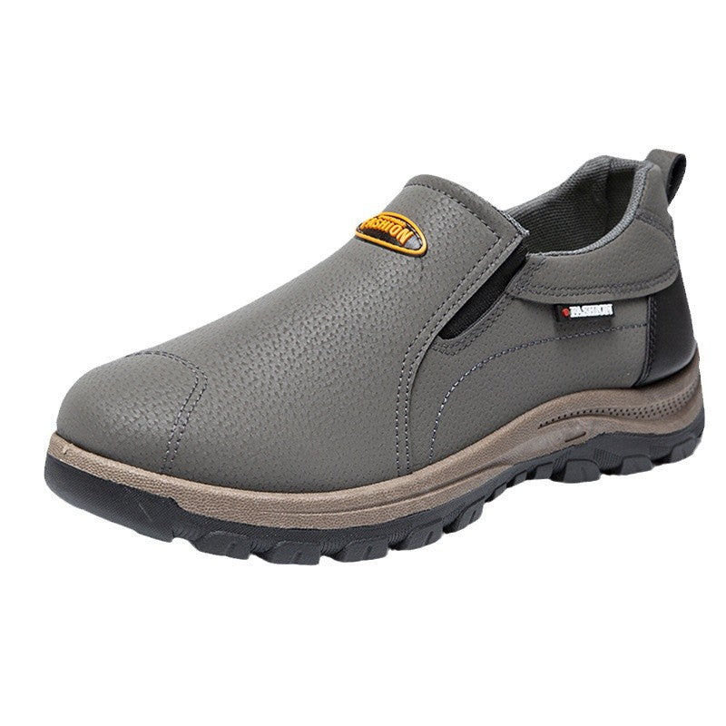 Zapatos ortopédicos cómodos de ante: con soporte para el arco, alivian el dolor, son antideslizantes y amortiguan los impactos.