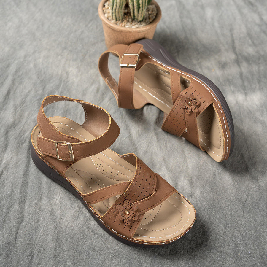 Sandalias ortopédicas ergonómicas — Con soporte para el arco del pie que ayuda a aliviar el dolor en los pies, estabilizar el talón y reducir la inestabilidad al caminar