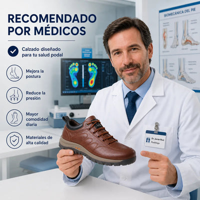 Zapatos ortopédicos cómodos para el día a día
