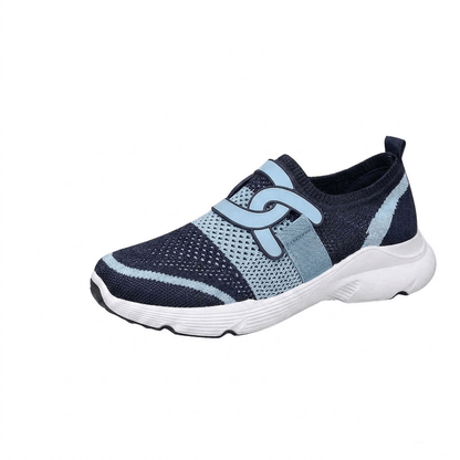 Zapatillas deportivas ortopédicas de malla: con soporte para el arco, alivian el dolor; amortiguación suave.
