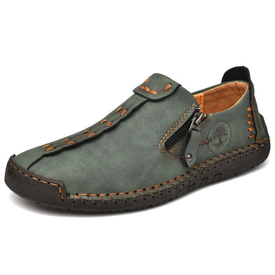 Zapatos ergonómicos con plantilla ortopédica de piel: piel de vacuno italiana de primera calidad, soporte para el arco y alivio del dolor de pies