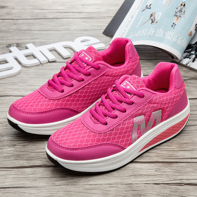 Zapatillas ortopédicas deportivas de malla — soporte para el arco plantar y amortiguación para las rodillas