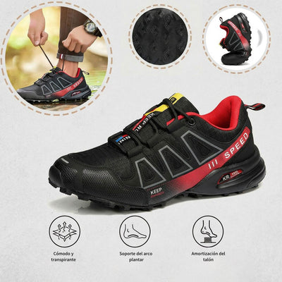 Zapatos ortopédicos cómodos para hacer deporte: con soporte para el arco, antideslizantes, transpirables y resistentes al desgaste.