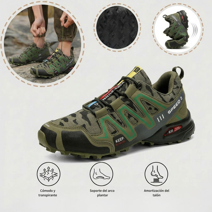 Zapatos ortopédicos cómodos para hacer deporte: con soporte para el arco, antideslizantes, transpirables y resistentes al desgaste.