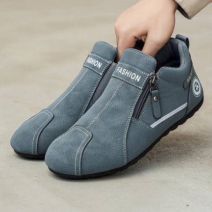 Zapatos ortopédicos casuales cómodos — hechos a mano con piel de vacuno italiana y soporte para el arco plantar