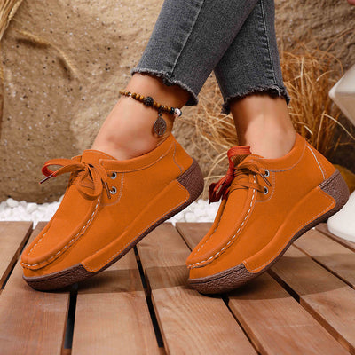 Zapatos ortopédicos cómodos: soporte ergonómico del arco plantar que alivia el dolor; horma ancha que no aprieta el pie.