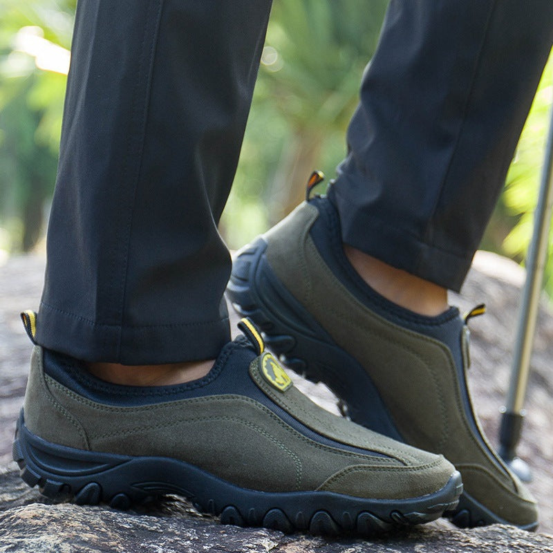 Zapatos ortopédicos cómodos de ante: con soporte para el arco plantar, para aliviar el dolor
