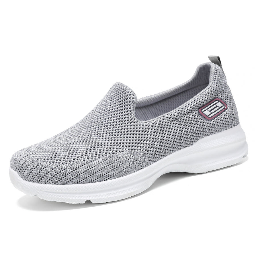 Zapatillas deportivas ortopédicas de malla: con soporte para el arco del pie, que alivia el dolor; amortiguación suave.