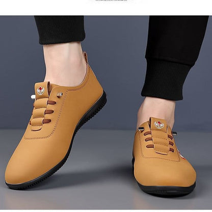 Zapatos ergonómicos con plantilla ortopédica de piel — Piel de vacuno italiana de primera calidad con soporte para el arco, que ayuda a aliviar el dolor de pies