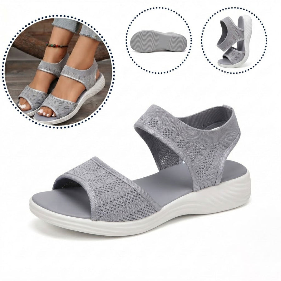 Sandalias ortopédicas ergonómicas — Con soporte para el arco del pie que ayuda a aliviar el dolor en los pies, estabilizar el talón y reducir la inestabilidad al caminar