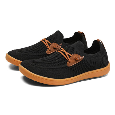 Zapatillas deportivas ortopédicas de malla: con soporte para el arco del pie, que alivia el dolor; amortiguación suave.
