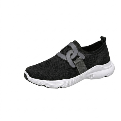 Zapatillas deportivas ortopédicas de malla: con soporte para el arco, alivian el dolor; amortiguación suave.