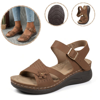 Sandalias ortopédicas ergonómicas — Con soporte para el arco del pie que ayuda a aliviar el dolor en los pies, estabilizar el talón y reducir la inestabilidad al caminar