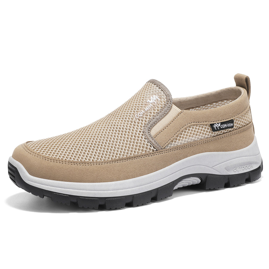 Zapatillas deportivas ortopédicas de malla: con soporte para el arco del pie, que alivia el dolor; amortiguación suave.