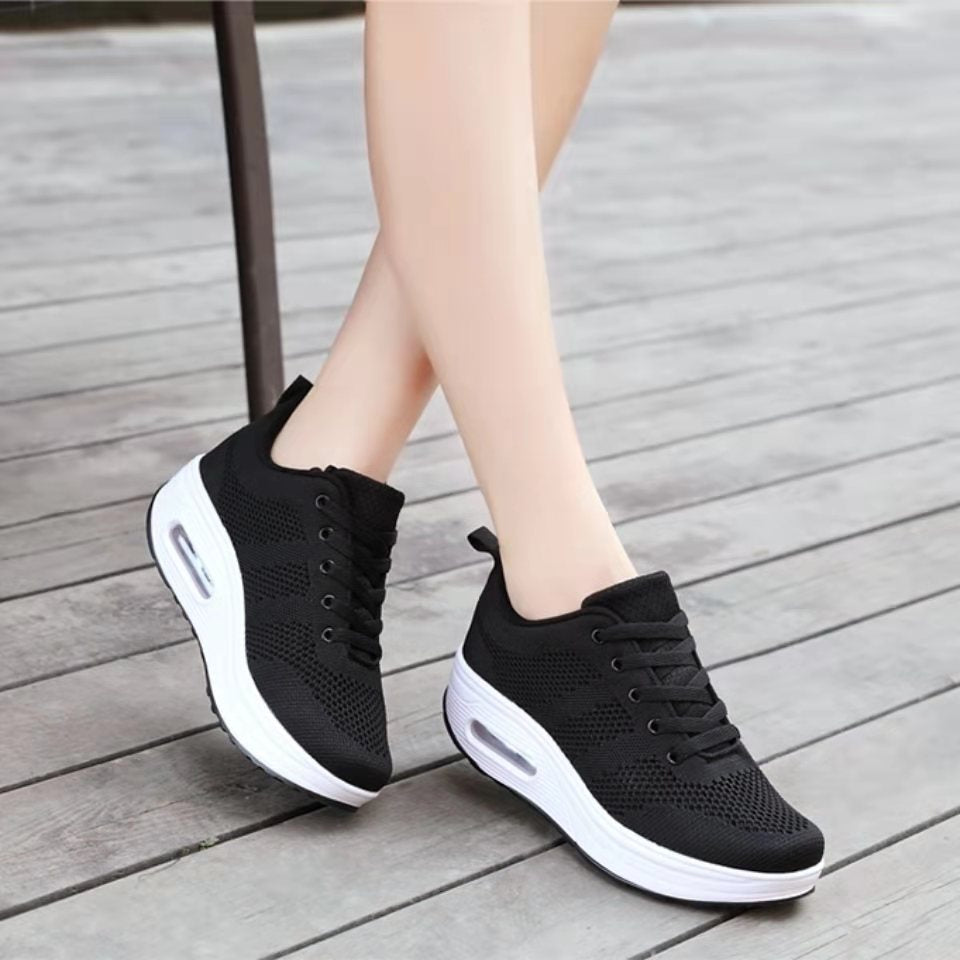 Zapatillas deportivas ortopédicas de malla — con soporte del arco y amortiguación protectora para las rodillas
